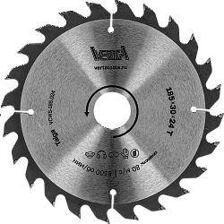 Диск пильный по дереву 185x30/20x2.2/1.4х24T Taiga VERTA [50]