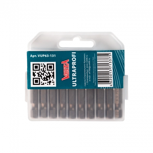 Биты PZ1х50мм (10шт) ULTRAPROFI VERTA