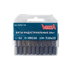 Биты T20х25мм (20шт) ULTRAPROFI VERTA