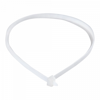 Хомут-стяжка 4,8х250мм нейлоновый белый VERTA