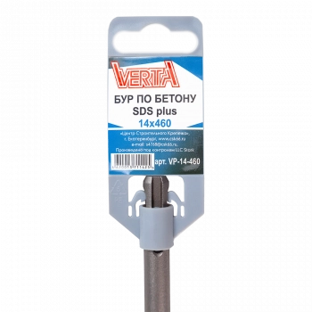 Бур по бетону SDS-plus 14х460мм VERTA Бур по бетону SDS-plus 14х460мм VERTA