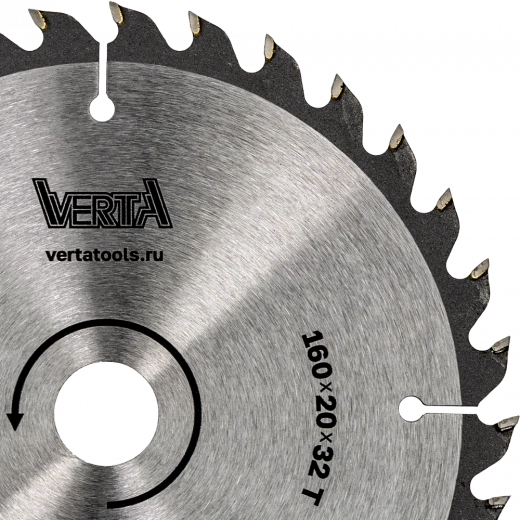 Диск пильный по дереву 160x20/16x2.2/1.4х32T Taiga VERTA