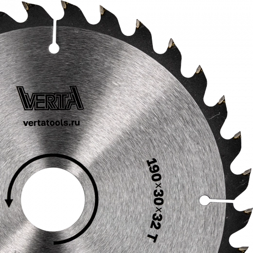 Диск пильный по дереву 190х30/20х2.2/1.4х32Т Taiga VERTA