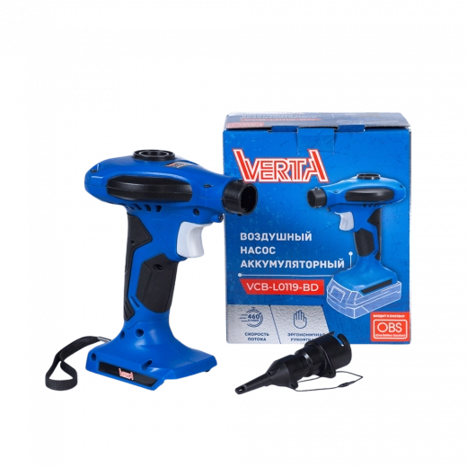 Воздушный насос аккумуляторный VCB-L0119 VERTA