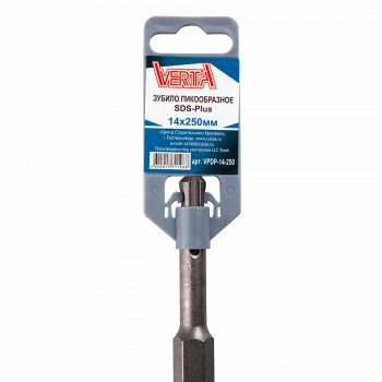 Зубило пикообразное SDS-рlus 14x250мм VERTA