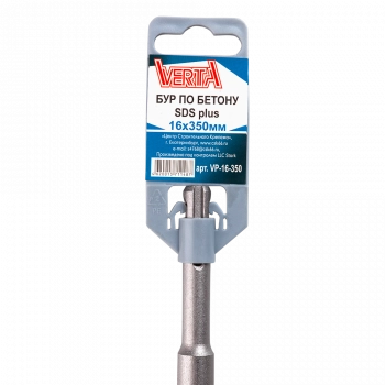 Бур по бетону SDS-plus 16х350мм VERTA Бур по бетону SDS-plus 16х350мм VERTA