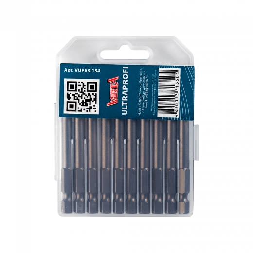 Биты T30х70мм (10шт) ULTRAPROFI VERTA Биты T30х70мм (10шт) ULTRAPROFI VERTA