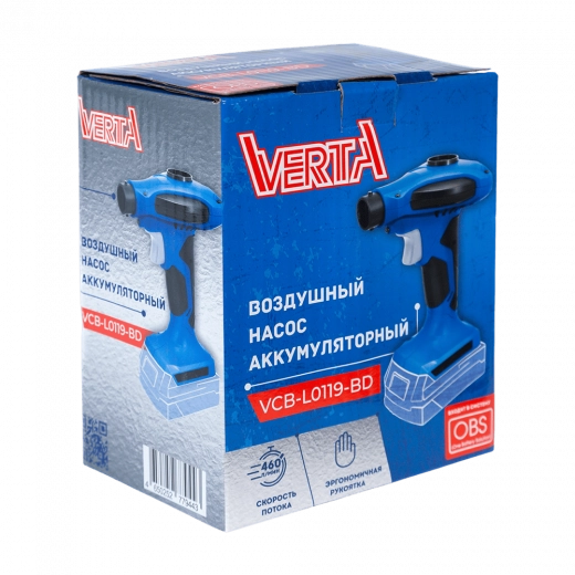 Воздушный насос аккумуляторный VCB-L0119 VERTA