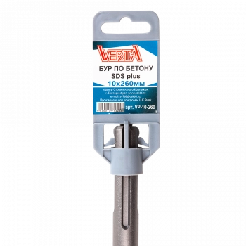 Бур по бетону SDS-plus 10х260мм VERTA Бур по бетону SDS-plus 10х260мм VERTA