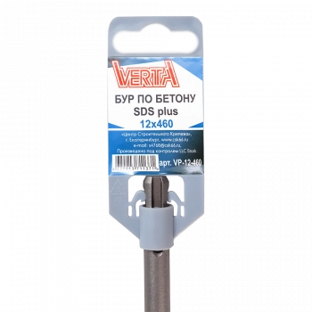 Бур по бетону SDS-plus 12х460мм VERTA Бур по бетону SDS-plus 12х460мм VERTA