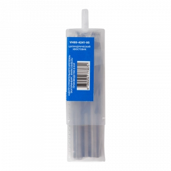 Сверло по металлу с цилиндрическим хвостовиком  9,5мм (5шт) VERTA Сверло по металлу с цилиндрическим хвостовиком  9,5мм (5шт) VERTA