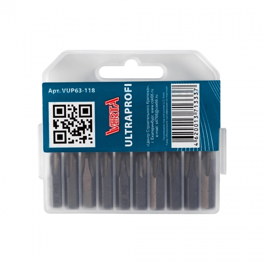 Биты Ph3х25мм (20шт) ULTRAPROFI VERTA