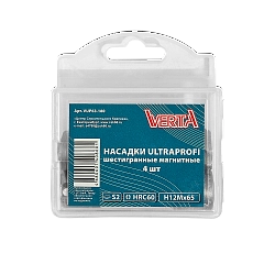 Насадка шестигранная магнитная 12х65 мм (4шт) ULTRAPROFI VERTA
