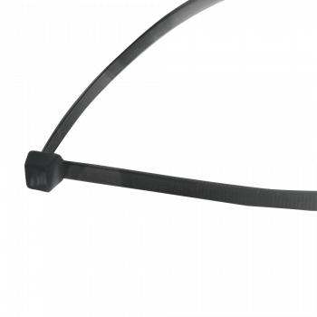 Хомут-стяжка 2,5х120мм нейлоновый черный VERTA 
