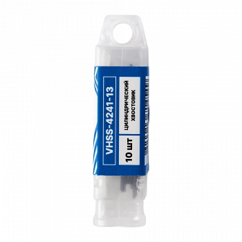 Сверло по металлу с цилиндрическим хвостовиком 1,3мм (10шт) VERTA Сверло по металлу с цилиндрическим хвостовиком 1,3мм (10шт) VERTA