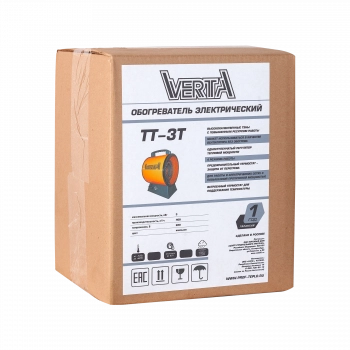 Тепловая пушка электрическая ТТ-3Т  VERTA