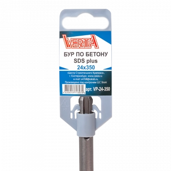 Бур по бетону SDS-plus 24х350мм VERTA Бур по бетону SDS-plus 24х350мм VERTA