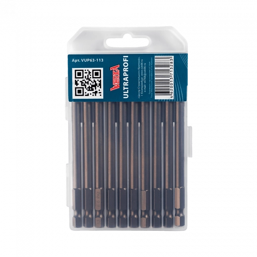 Биты Ph2х90мм (10шт) ULTRAPROFI VERTA