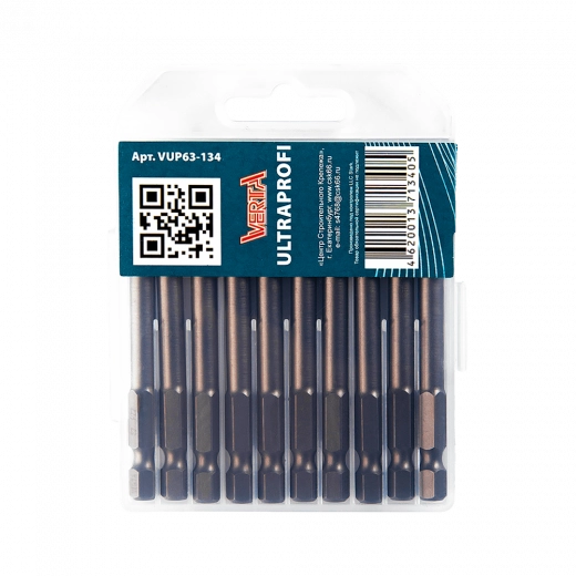 Биты PZ2х70мм (10шт) ULTRAPROFI VERTA Биты PZ2х70мм (10шт) ULTRAPROFI VERTA