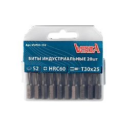 Биты T30х25мм (20шт) ULTRAPROFI VERTA