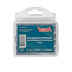 Насадка шестигранная магнитная  8х65мм (10шт) ULTRAPROFI VERTA