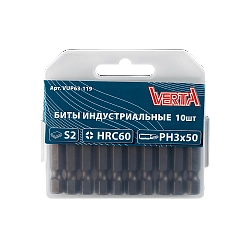 Биты Ph3х50мм (10шт) ULTRAPROFI VERTA