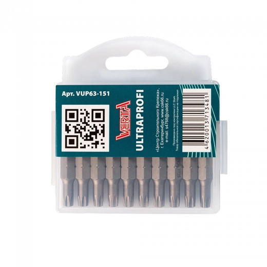 Биты T25х25мм (20шт) ULTRAPROFI VERTA