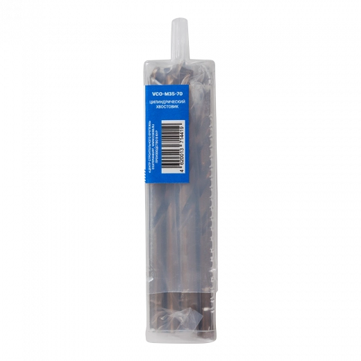 Сверло по металлу кобальт с цилиндрическим хвостовиком 7,0мм (10шт) VERTA Сверло по металлу кобальт с цилиндрическим хвостовиком 7,0мм (10шт) VERTA