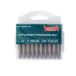 Биты T25х25мм (20шт) ULTRAPROFI VERTA
