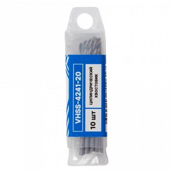 Сверло по металлу с цилиндрическим хвостовиком 2,0мм (10шт) VERTA Сверло по металлу с цилиндрическим хвостовиком 2,0мм (10шт) VERTA