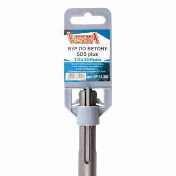 Бур по бетону SDS-plus 14х350мм VERTA Бур по бетону SDS-plus 14х350мм VERTA