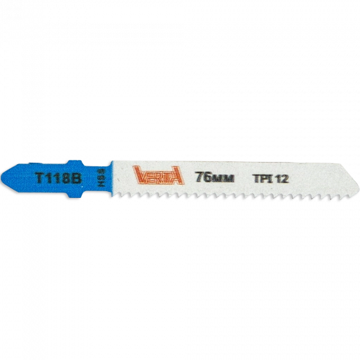 Полотно для лобзика по металлу T118B (5шт) VERTA