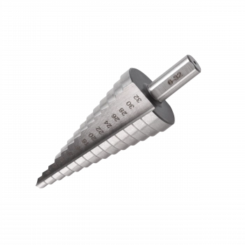 Сверло по металлу ступенчатое 6-32мм 14 ступеней с цилиндрическим хвостовиком VERTA