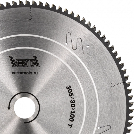 Диск пильный по алюминию 305x30/25,4х3.0/2.2x100T Alu Pro VERTA