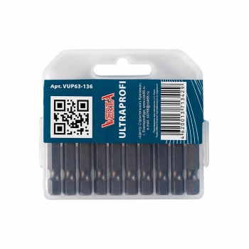 Биты PZ3х50мм (10шт) ULTRAPROFI VERTA Биты PZ3х50мм (10шт) ULTRAPROFI VERTA