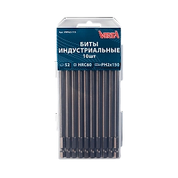 Биты Ph2х150мм (10шт) ULTRAPROFI VERTA