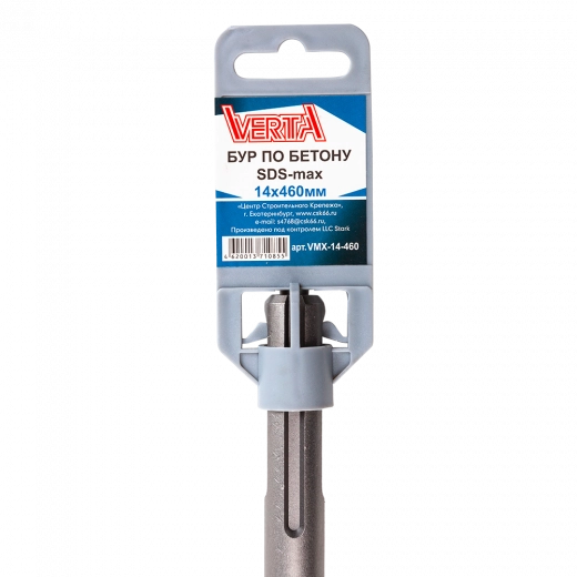 Бур по бетону SDS-max 14х460 мм Бур по бетону SDS-max 14х460 мм
