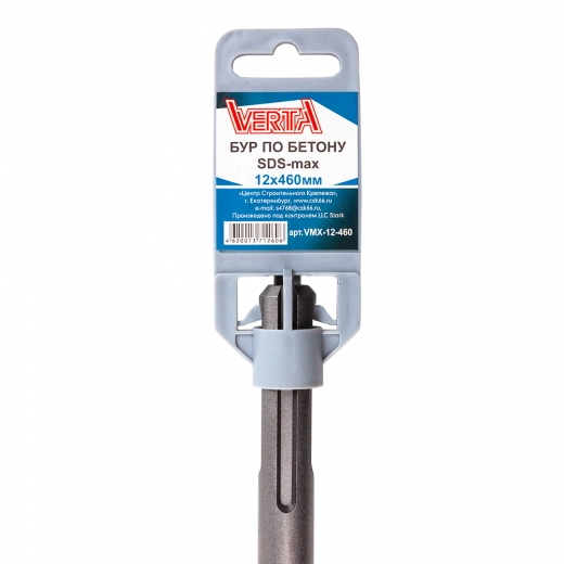 Бур по бетону SDS-max 12х460 мм Бур по бетону SDS-max 12х460 мм