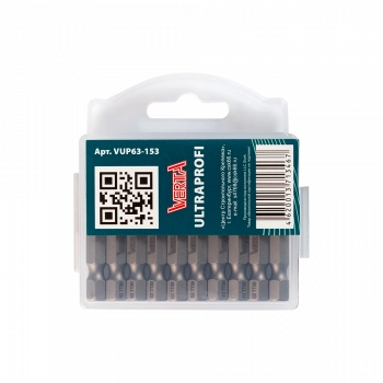 Биты T30х50мм (10шт) ULTRAPROFI VERTA Биты T30х50мм (10шт) ULTRAPROFI VERTA