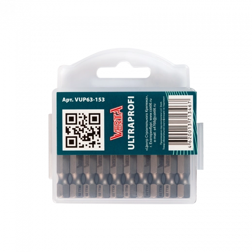Биты T30х50мм (10шт) ULTRAPROFI VERTA