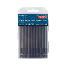 Биты Ph2х90мм (10шт) ULTRAPROFI VERTA