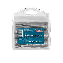 Насадка шестигранная магнитная 12х65 мм (5шт) ULTRAPROFI VERTA