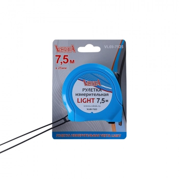 Рулетка 7,5мх25мм LIGHT VERTA  Рулетка 7,5мх25мм LIGHT VERTA