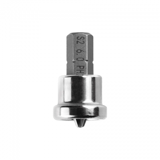 Биты Ph2х25 с вращающимся ограничителем для больших нагрузок (20шт) ULTRAPROFI VERTA Биты Ph2х25 с вращающимся ограничителем для больших нагрузок (20шт) ULTRAPROFI VERTA