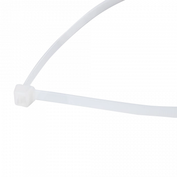 Хомут-стяжка 4,8х250мм нейлоновый белый VERTA