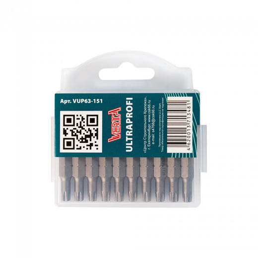 Биты T25х25мм (20шт) ULTRAPROFI VERTA