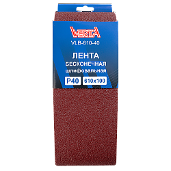 Лента бесконечная шлифовальная 610х100мм Р40 (5шт) VERTA