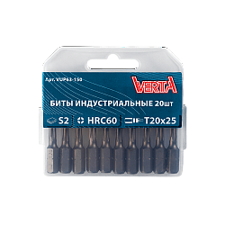 Биты T20х25мм (20шт) ULTRAPROFI VERTA