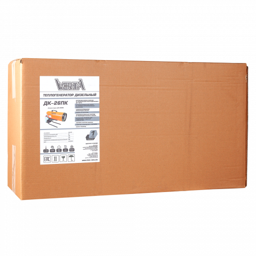 Тепловая пушка дизельная ДК-26 ПК VERTA