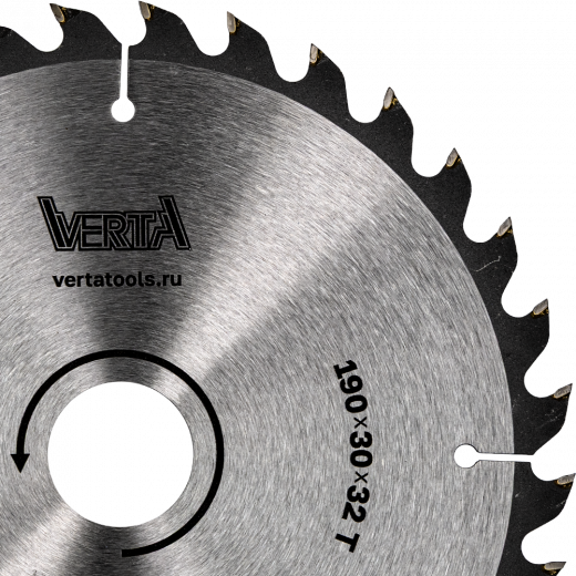 Диск пильный по дереву 190х30/20х2.2/1.4х32Т Taiga VERTA